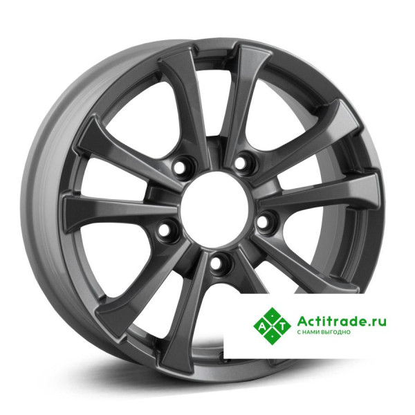 Скад Тундра R16/6.5J PCD 5x139,7 ET 40 ЦО 98,6 серый глянцевый