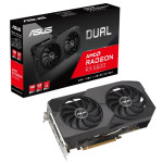 Видеокарта Radeon RX 6600 2044МГц 8Гб ASUS DUAL (GDDR6, 128бит, 1xHDMI, 3xDP)