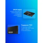 Жесткий диск SSD 1Тб Samsung 870 EVO (2.5