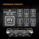 Видеокарта GeForce RTX 5070 Ti 2295МГц 16Гб ASUS TUF Gaming OC (GDDR7, 256бит, 2xHDMI, 3xDP)