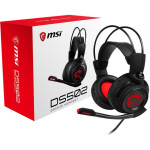 Гарнитура MSI DS502 (оголовье, с проводом, 2м, полноразмерные, USB, 405г)