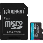 Карта памяти microSDXC 128Гб Kingston (Class 10, 170Мб/с, UHS-I U3, адаптер на SD)
