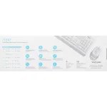 Клавиатура и мышь A4Tech Fstyler F1010 (кнопок 4, 1600dpi)