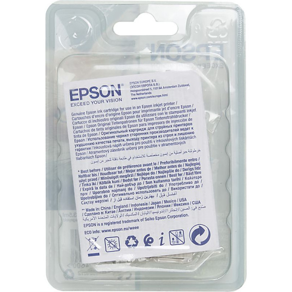 Чернильный картридж Epson C13T12824012 (голубой; 260стр; S22, SX125)