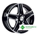 Скад Магнум R14/5.5J PCD 4x98 ET 38 ЦО 58,6 черный с полированной лицевой поверхностью