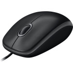 Мышь Logitech B100 Black USB (кнопок 3, 1000dpi)