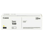 Тонер Canon T09 Yellow (желтый; 5900стр; туба; i-Sensys C1127iF, C1127i, C1127P)