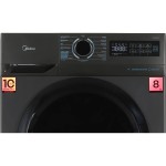 Стиральная машина Midea MF01814BS47/T(фронтальная узкая, класс стирки/отжима/э.потребления: A , макс: 8кг, серый)