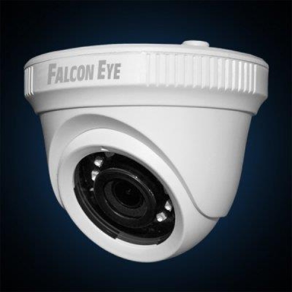 Камера видеонаблюдения Falcon Eye FE-MHD-DP2E-20 (аналоговая, внутренняя, купольная, 2Мп, 2.8-2.8мм, 1920x1080, 25кадр/с)