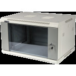 Шкаф коммутационный настенный Lanmaster TWT-CBWPG-18U-6x6-GY (18U, 600x902x600мм, 60кг)
