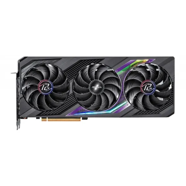 Видеокарта Radeon RX 7800XT 2254МГц 16Гб ASRock (GDDR6, 256бит, 1xHDMI, 3xDP)