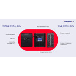 ИБП Ippon Back Comfo Pro II 1050 (интерактивный, 1050ВА, 600Вт, 6xCEE 7 (евророзетка))
