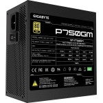 Блок питания Gigabyte GP-P750GM (ATX, 750Вт, 20+4 pin, ATX12V 2.31, 1 вентилятор, GOLD)