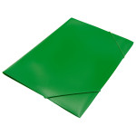 Папка на резинке Buro PRB04GREEN (A4, пластик, толщина пластика 0,5мм, ширина корешка 15мм, зеленый)