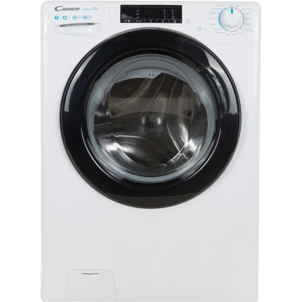 Стиральная машина Candy Smart Pro CSO4 107TB1/2-07(фронтальная средняя, класс стирки/отжима/э.потребления: A/C/A , макс: 7кг, 1000 об/мин, защита: частичная, 60x85x40см, белый)