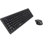 Клавиатура и мышь Oklick 600M Black USB (классическая мембранная, 104кл, светодиодная, кнопок 2, 1200dpi)