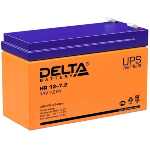 Батарея Delta 12V7.2Ah (12В, 7,2Ач)