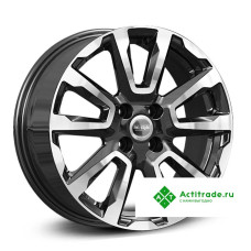 КиК ZV XRAY КС1026 R16/6.5J PCD 4x100 ET 41 ЦО 60,1 черный с полированной лицевой поверхностью