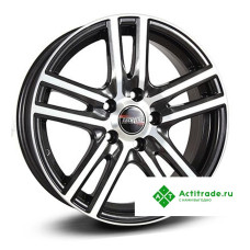 Tech Line 429 R14/5.5J PCD 4x100 ET 43 ЦО 60,1 черный с полированной лицевой поверхностью
