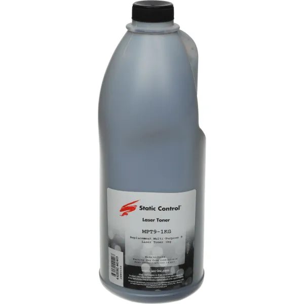 Тонер Static Control MPT9-1KG (черный; 1кг; флакон; HP LJ Pro PM401, P2055, P3005, P3015)