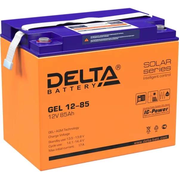 Батарея Delta GEL 12-85 (12В, 85Ач)
