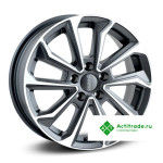 Dezent KS dark R17/7J PCD 5x112 ET 48 ЦО 70,1 антрацитовый с полированной лицевой поверхностью