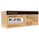 Тонер-картридж Pantum PC-211EV (черный; 1600стр; Pantum P2200, P2207, P2507, P2500W, M6500, M6550, M6607)