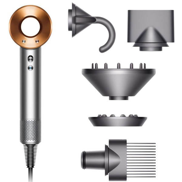 Фен Dyson Supersonic HD07 Bright Nickel/Bright Copper