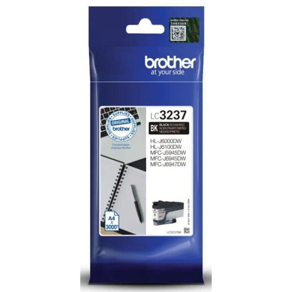 Картридж Brother LC-3237BK (черный; 3000стр; HLJ6000DWRE1, MFCJ5945DWRE1, MFCJ6945DWRE1)