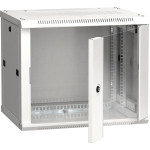 Шкаф коммутационный настенный IEK LWR3-06U64-GF (6U, 600x370x450мм, IP20, 90кг)