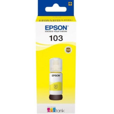 Чернильный картридж Epson 103Y (желтый; 65стр; L3100, 3110, 3150) [C13T00S44A]