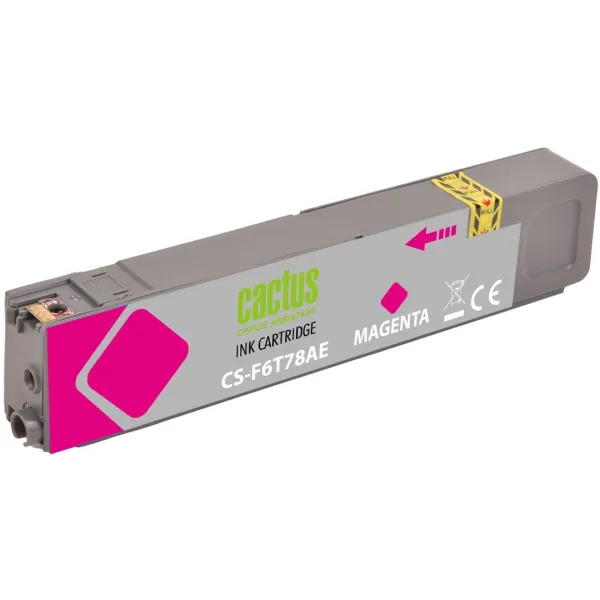 Cactus CS-F6T78AE (пурпурный пигментный; 55стр; PW 352dw, 377dw, Pro 477dw, 452dw)
