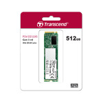 Жесткий диск SSD 512Гб Transcend (2280, 3500/2500 Мб/с, 360000 IOPS, PCIe 3.0 x4 (NVMe))