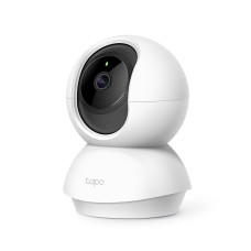 Камера видеонаблюдения TP-Link Tapo C210 (IP, внутренняя, поворотная, сферическая, 3Мп, 3.83-3.83мм, 2304x1296, 15кадр/с, 360°) [Tapo C210]