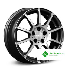 Скад Акита R15/6J PCD 4x100 ET 40 ЦО 60,1 черный с полированной лицевой поверхностью [2880105]