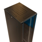 Шкаф коммутационный напольный WRline WR-TT-3268-AS-RAL9004 (32U, 600x1610x800мм, IP20, 800кг)