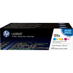 Тонер-картридж HP 125A (голубой, желтый, пурпурный; 1400стр; CP1215, 1515)