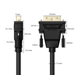 Кабель-переходник Greenconnect (HDMI (m), DVI-D (m))