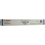 Тонер Canon C-EXV34 C (3783B002) (голубой; 16000стр; туба; iR C2020, C2025, C2030, C2220, C2225, C2230)