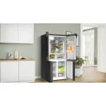 Холодильник Bosch KFI96AXEA (No Frost, E, 3-камерный, Side by Side, объем 375:199/176л, 905x1 830x731см, антрацит)