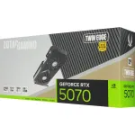 Видеокарта GeForce RTX 5070 2512МГц 12Мб Zotac (GDDR7, 192бит, 1xHDMI, 3xDP)