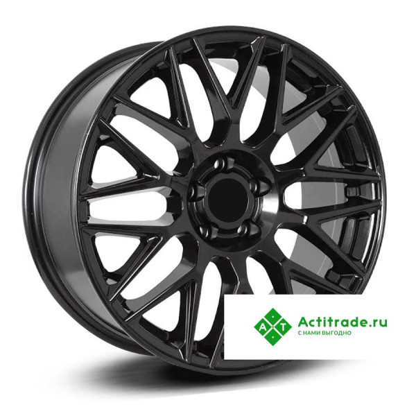 RST R158 R18/8J PCD 5x108 ET 33 ЦО 65,1 черный глянцевый
