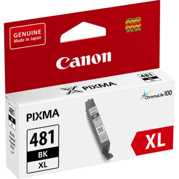 Картридж Canon CLI-481XL BK (черный; 8,3стр; Pixma TS6140, TS8140TS, TS9140, TR7540, TR8540)