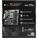 Материнская плата MSI PRO B650M-P (AM5, AMD B650, 4xDDR5 DIMM, RAID SATA: 0,1,10)