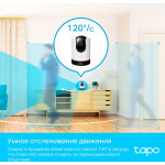 Камера видеонаблюдения TP-Link Tapo C225 (IP, внутренняя, 4Мп, 5-5мм, 2560x1440, 15кадр/с)