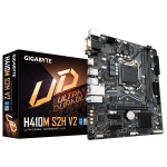 Материнская плата Gigabyte H410M S2H V2 (LGA1200, Intel H410, 2xDDR4 DIMM, microATX, RAID SATA: 0,1,15,5)