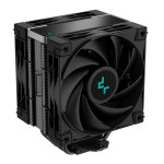 Кулер для процессора DeepCool AK400 ZERO DARK PLUS (Socket: 1150, 1151, 1151-v2, 1155, 1156, 1200, 1700, AM4, алюминий+медь, 28дБ, 4-pin PWM)