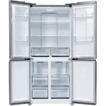 Холодильник Lex LCD450XID (No Frost, A+, 3-камерный, Side by Side, объем 417:288/129л, инверторный компрессор, серебристый металлик)