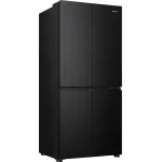 Холодильник Hisense RQ5P470SAF1 (No Frost, A+, 3-камерный, Side by Side, объем 530:331/199л, инверторный компрессор, черный)
