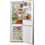 Холодильник Maunfeld MFF185NFX10 Inverter (No Frost, A++, 2-камерный, объем 340:240/100л, инверторный компрессор, 595x1 850x640см, нержавеющая сталь)